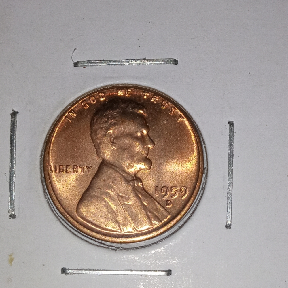 1959 D Lincoln Memorial Penny Uncirculated